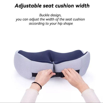 Sciatica Relief Seat Cushion™ | Orthopaedic Memory Foam Cushion for Back & Hip Pain