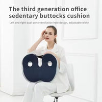 Sciatica Relief Seat Cushion™ | Orthopaedic Memory Foam Cushion for Back & Hip Pain