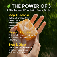 Lemon Turmeric & Kojic Acid Brightening Soap | Glowing Skin