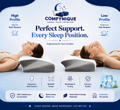 Comfynique® Butterfly Orthopedic Pillow
