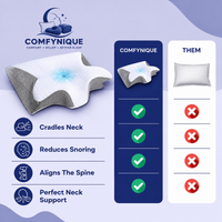 Comfynique® Butterfly Orthopedic Pillow