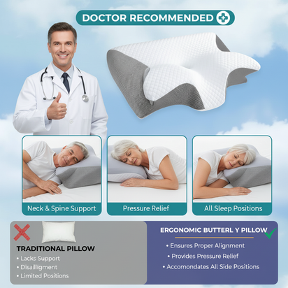 Comfynique® Butterfly Orthopedic Pillow