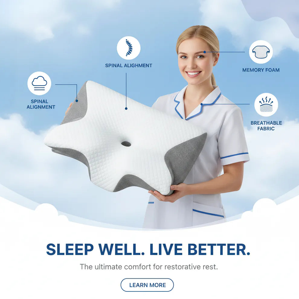 Comfynique® Butterfly Orthopedic Pillow