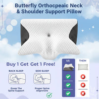 Comfynique® Butterfly Orthopedic Pillow