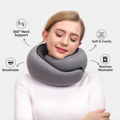 Butterfly Travel Neck Pillow™ | Ergonomic Memory Foam Travel Support