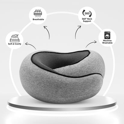 Butterfly Travel Neck Pillow™ | Ergonomic Memory Foam Travel Support