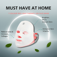 LED Red Light Face Mask for Glowing Looking Skin