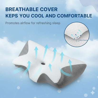 Comfynique® Butterfly Orthopedic Pillow